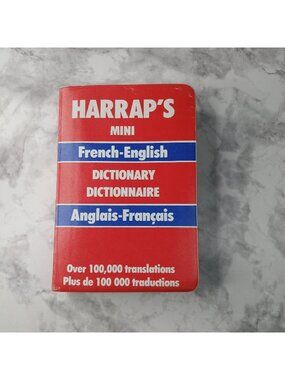 Harrap’s Mini French-English Dictionary Pocket Size (Paperback, 1988)